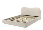 Velvet Upholstered Queen Bed with Storage.