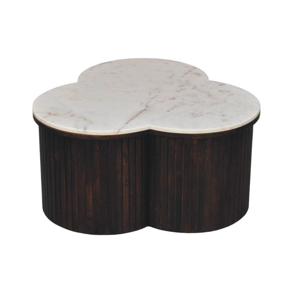 Solid Wood Coffee Table - Artisan Furniture Verona Marble.