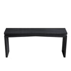 65-Inch Rustic Solid Wood Console Table for Entryways.