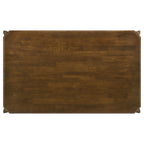Warren Dark Brown Rectangular Dining Table - Seats 6.