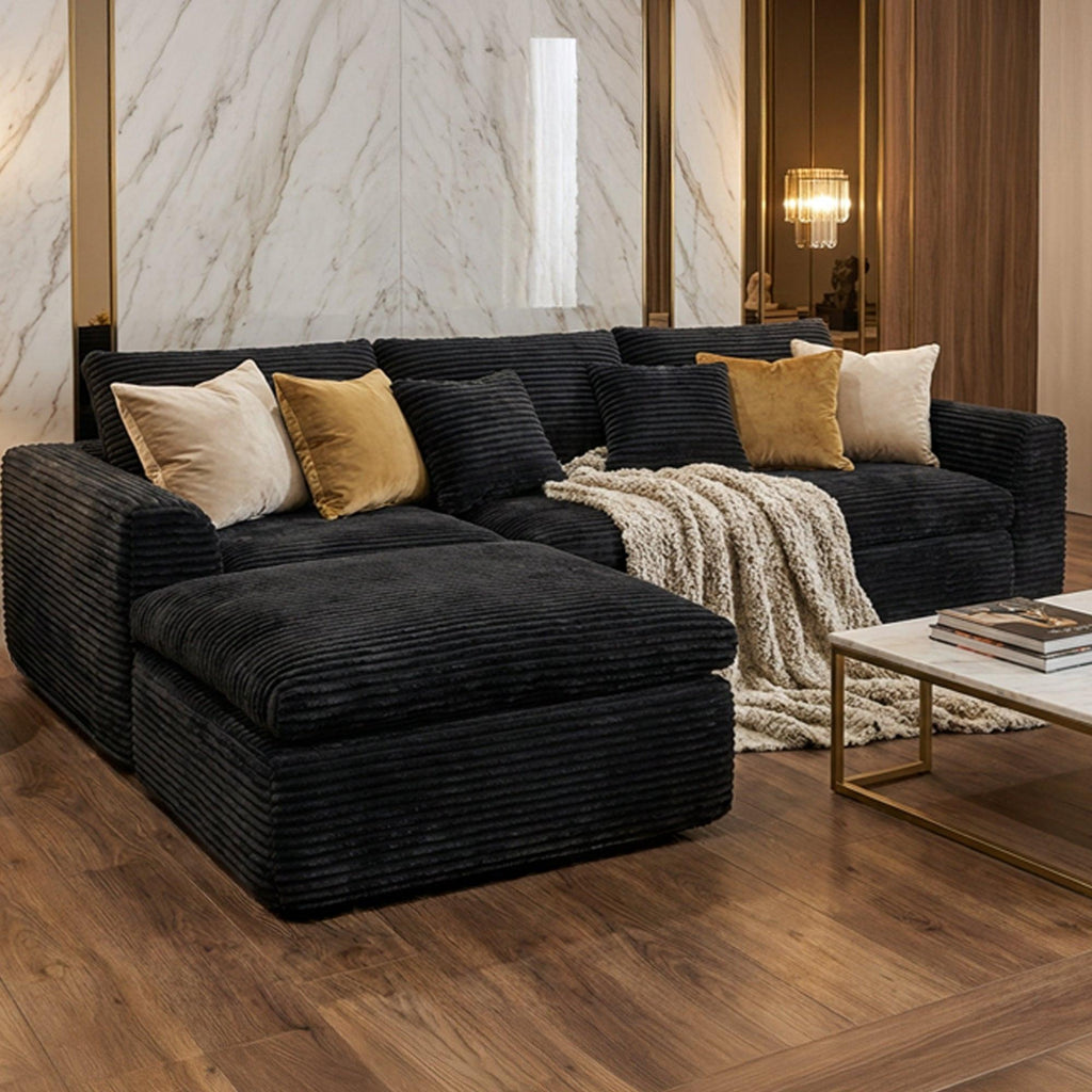 High-Resilience Boneless Sponge Sofa - Flexible Configurations.