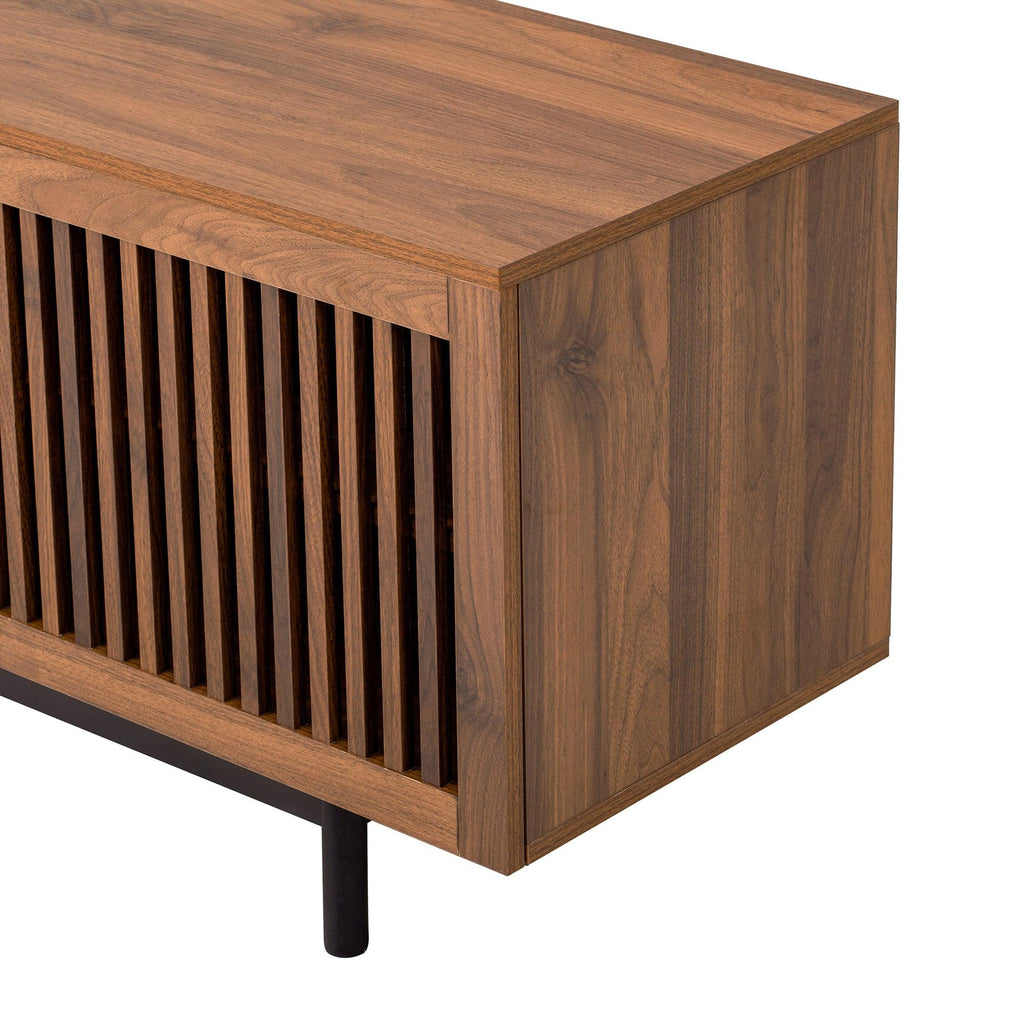 Modern TV Stand for 85 Inch TV with Cable Management.