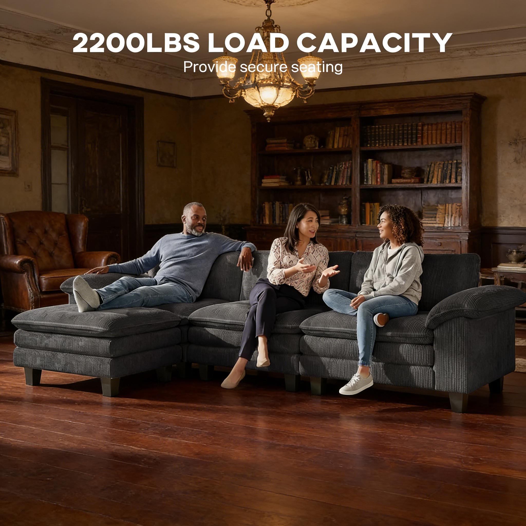 Luxury Sectional Sofa for Comfortable Living Spaces.