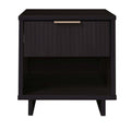 Granville 18' Nightstand in Black (1-Drawer)