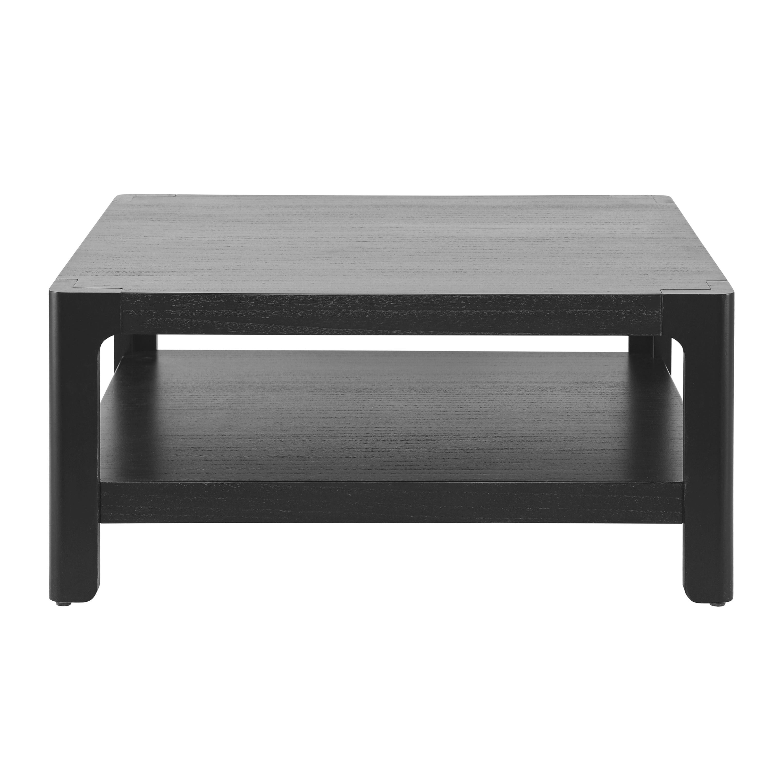Farmhouse Coffee Table with Soft Rounded Profile.