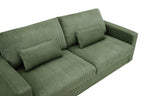Modern Loveseat Sofa for Small Space - Removable Cover & Spring Cushions.