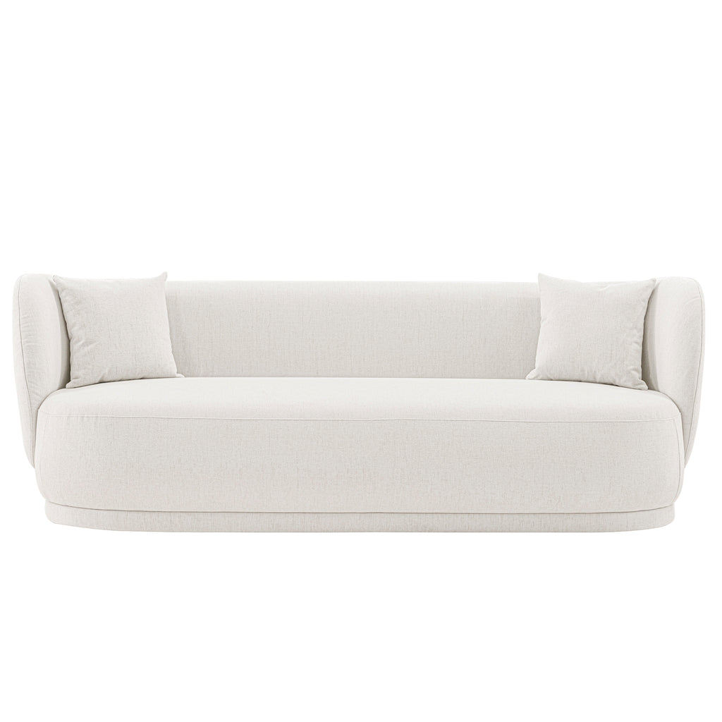 Siri 93' Upholstered Sofa in Cream