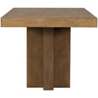 Extendable Wood Dining Table Set for 6 with Bench & Chairs.