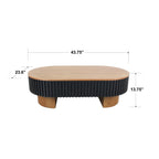43.7" Modern Coffee Table with Hidden Storage - Perfect for Living Room.