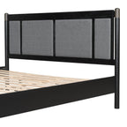 Solid Wood King Bed with Heavy Duty Support.