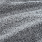 Close-up of soft gray chenille fabric on 130' U-Shaped Sectional Sofa, highlighting its textured weave and cozy feel.