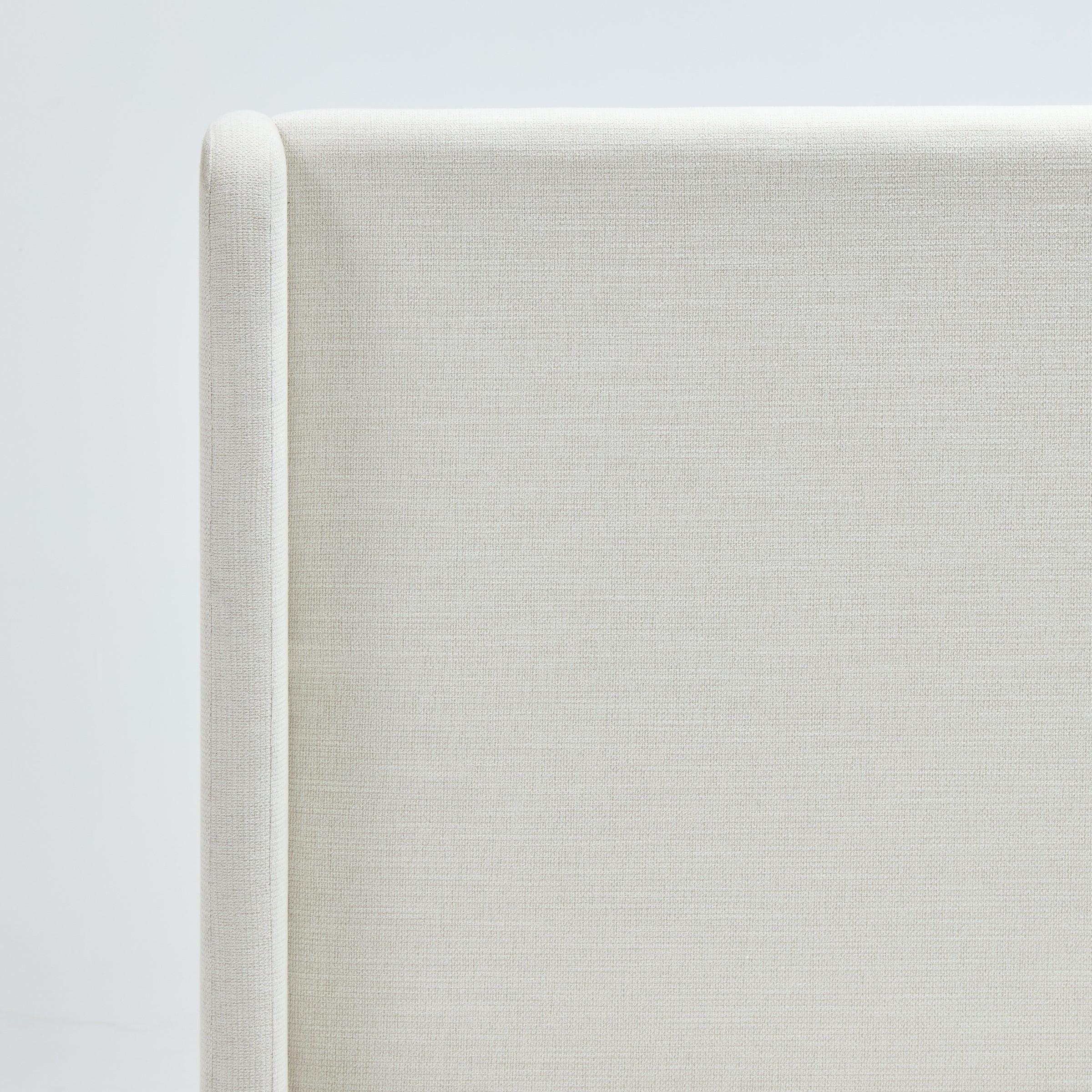 Carmen Upholstered Wingback Bed Frame - Full Size Easy Assembly.