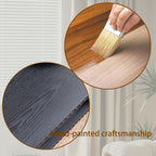 Hand-painted craftsmanship of Black Beaded Coffee Table displayed with brushwork and wood grain finish for a premium look.