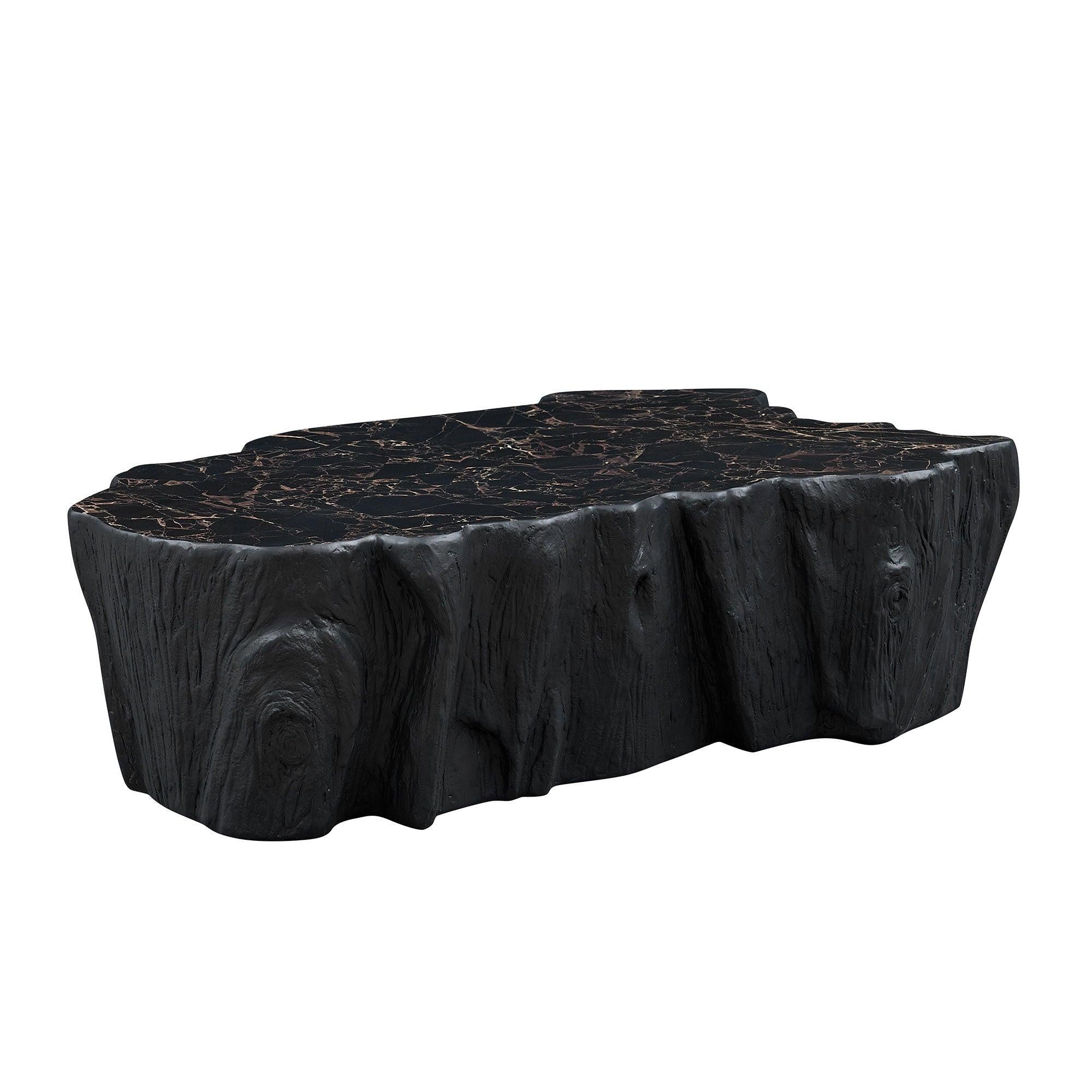 Mid-Century Modern Fiberglass Coffee Table for Living Room.