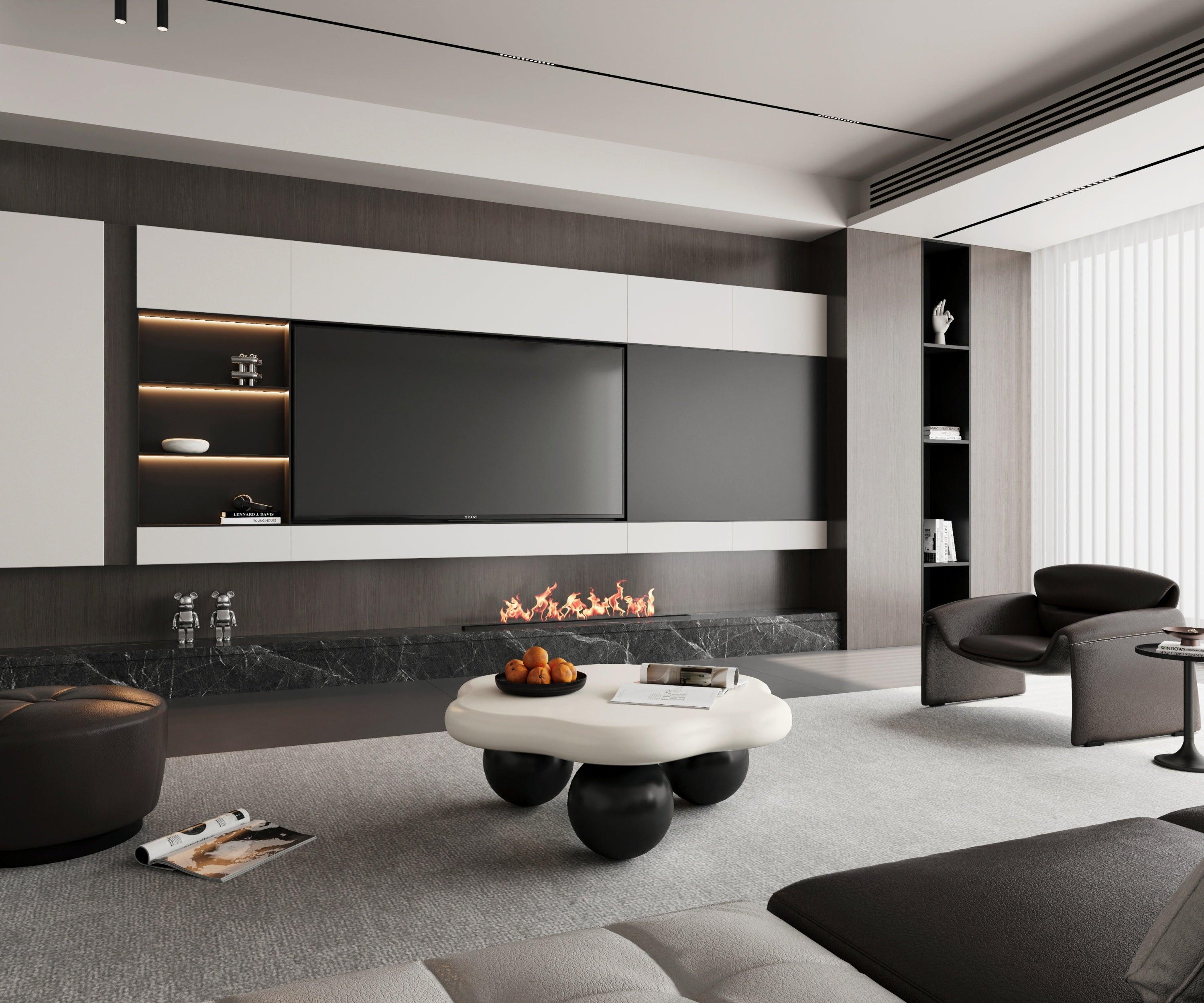 Cloud Shaped Coffee Table - Modern Minimalist Design.