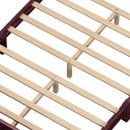 Full Size Wooden Bed Frame with Headboard, Easy Assembly.