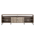Dumbo 85' Fluted TV Stand in Rustic Gray