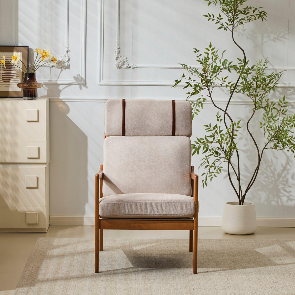 Mid Century Modern Accent Armchair for Comfortable Seating.