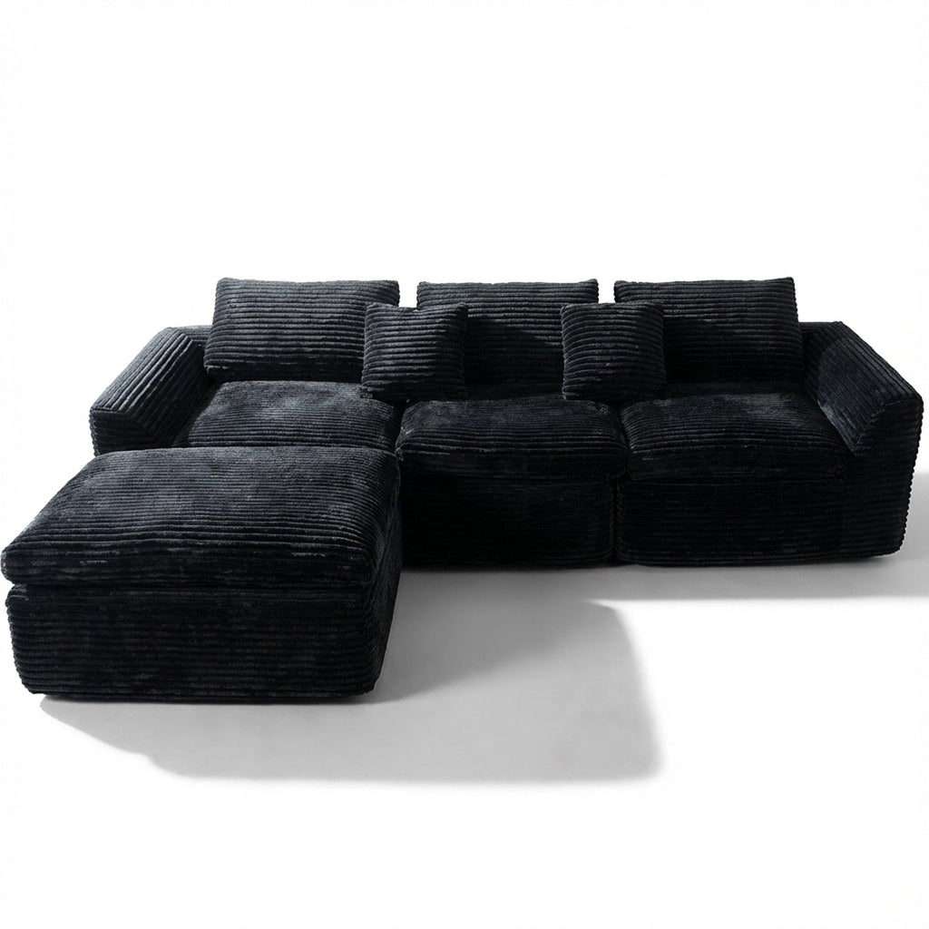 High-Resilience Boneless Sponge Sofa - Flexible Configurations.