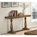 50' Driftwood Console Table for Living Room & Entryway.