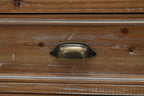 Rustic Wooden Storage Cabinet - Narrow Organizer with Drawers.