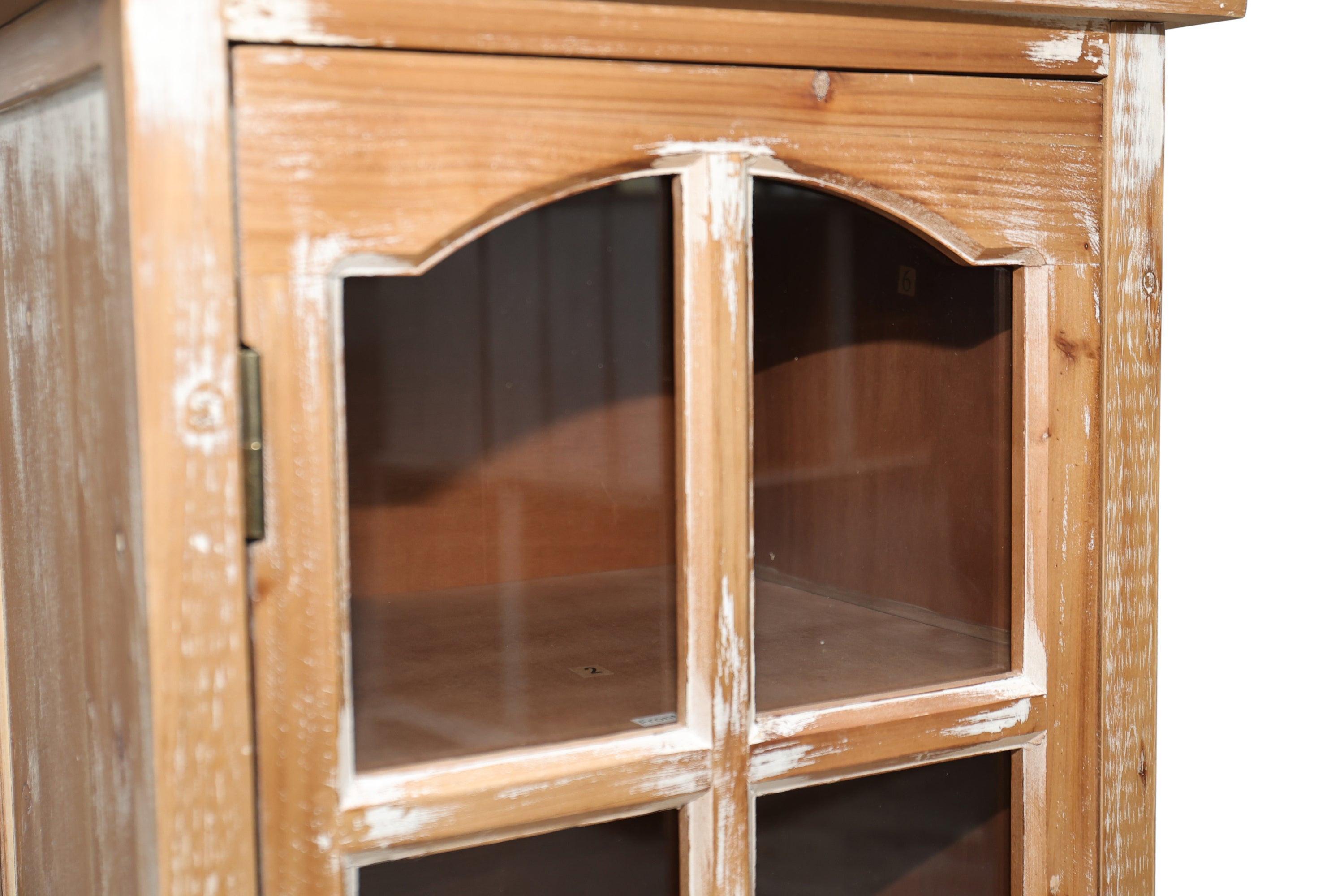 Rustic Wooden Storage Cabinet for Living Room & Bedroom.
