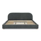 King Size Upholstered Bed Frame with Storage and Headboard.