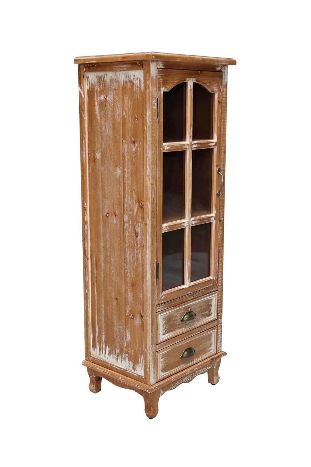 Rustic Wooden Storage Cabinet for Living Room & Bedroom.
