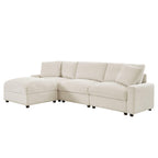 Modular Sectional Sofa with Storage for Living Room.