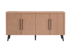 Jodie 65' Fluted Sideboard in Maple