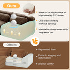 Modular Anti-Slip U-Shaped Boneless Sofa.