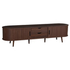 Mid Century Modern TV Stand for 70-Inch TVs with Power Outlet.