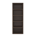 Rivington 28' Open Bookcase in Dark Walnut