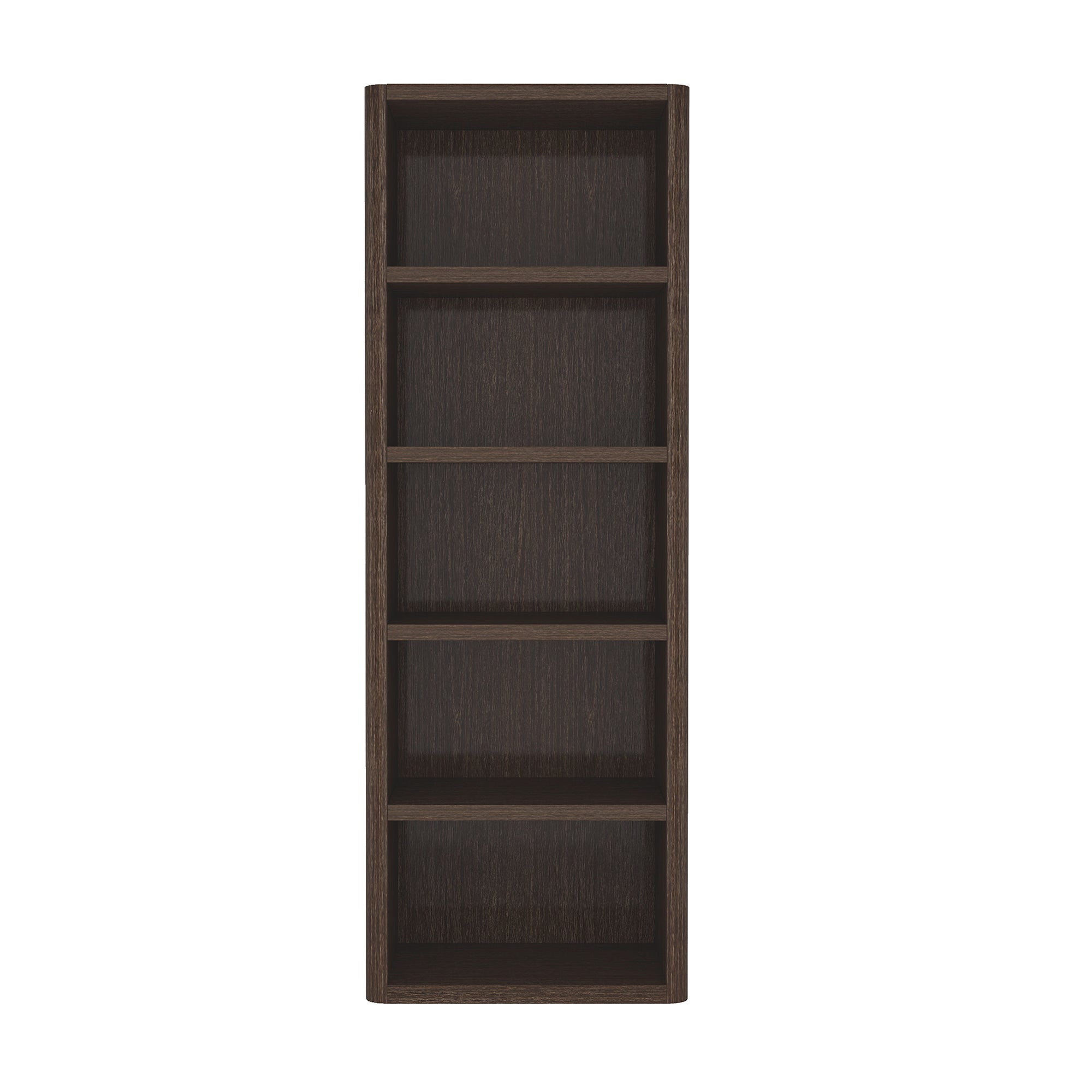 Rivington 28' Open Bookcase in Dark Walnut