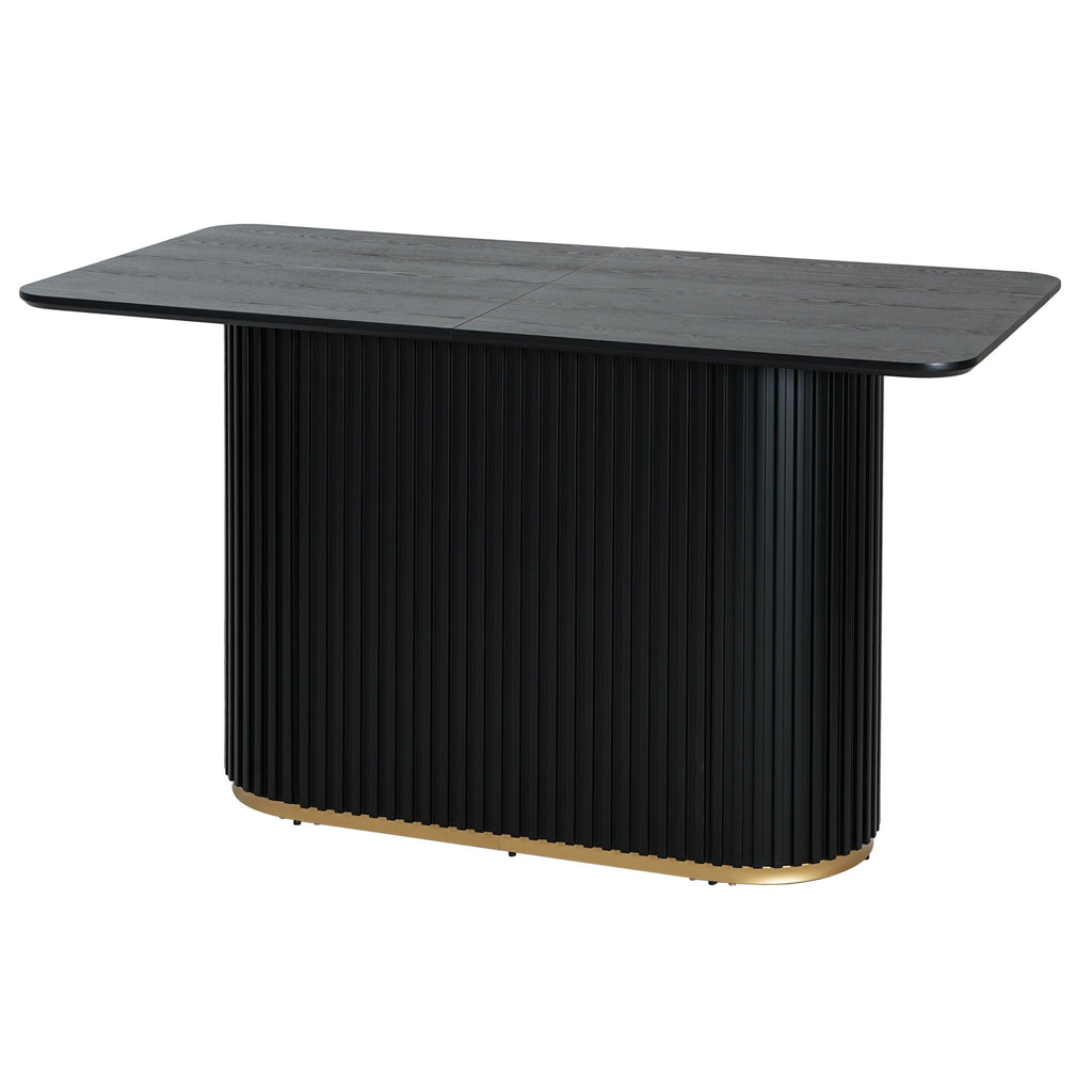 Modern Black Counter Table for Dining Room.