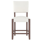 Mid Century Modern Bar Stools Set of 2 - Comfortable Kitchen Seating.