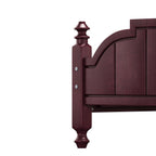 Full Size Wooden Bed Frame with Headboard, Easy Assembly.
