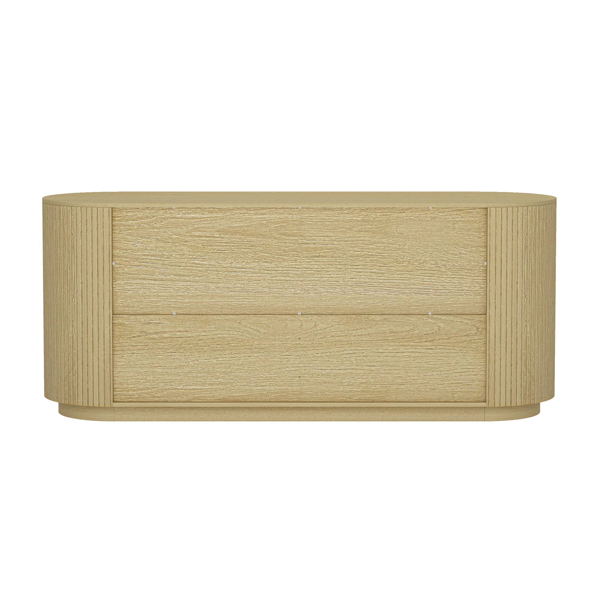 Olivia 71' Dresser in Natural Oak (6-Drawer)