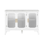 Storage Cabinet for Entrance - Large White Cabinet with 3 Doors.