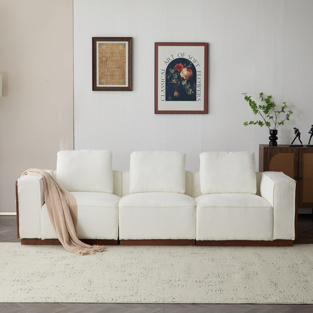 CHITA Modular Sectional Sofa with Wider Seats.