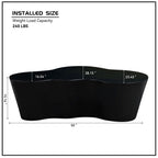 50 Inch Unique Shape Coffee Table for Living Room.
