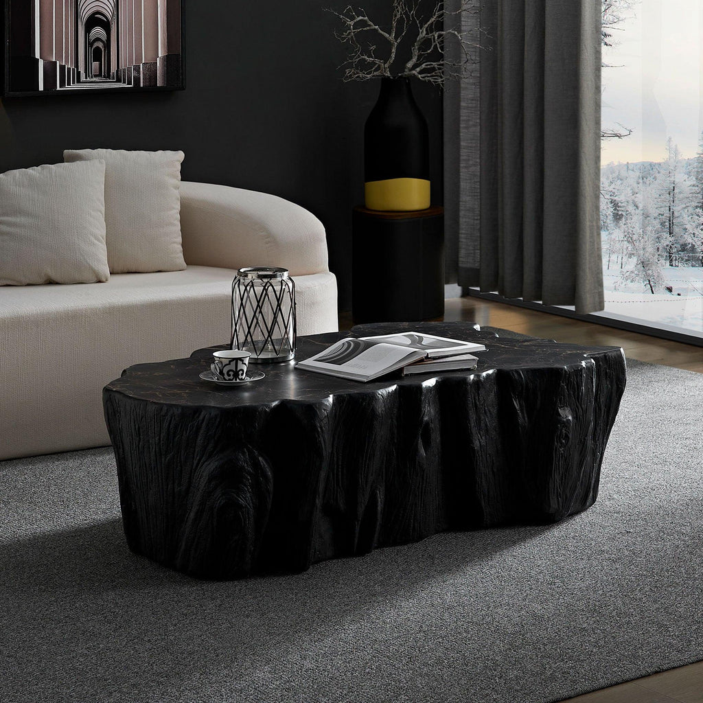 Mid-Century Modern Fiberglass Coffee Table for Living Room.