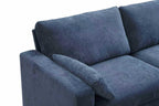 Modern Loveseat Sofa for Small Spaces with Removable Cover.