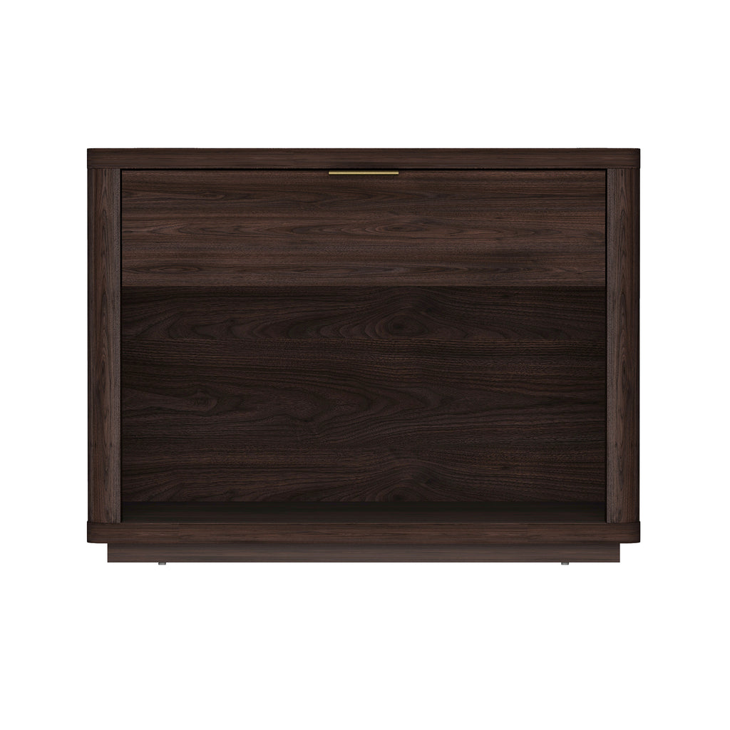 Evelyn 32' Nightstand in Brown (1-Drawer)