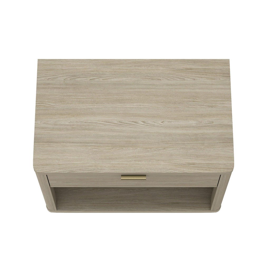 Evelyn 32' Nightstand in Natural (1-Drawer).