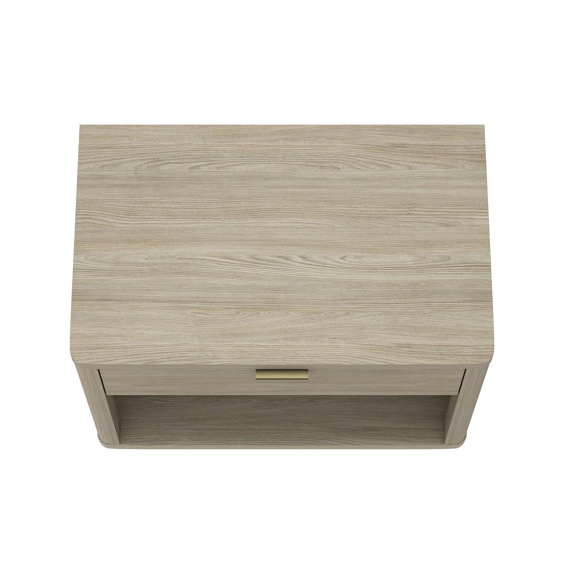 Evelyn 32' Nightstand in Natural (1-Drawer).
