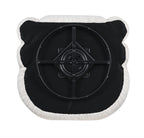 Underside view of White Swivel Chair Contemporary showing the swivel base mechanism for smooth 360-degree rotation and easy assembly.