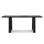 Whitley Black Wooden Dining Table.