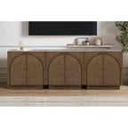 Mid-Century Modern Sideboard Cabinet for Living Room Storage.