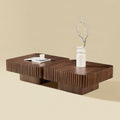 Modern 2PCS Square Coffee Table Set for Living Room.